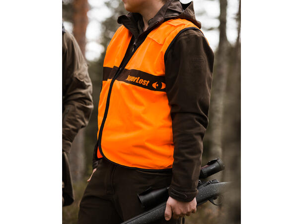 NeverLost Hunting Vest Vest in Signalcolor – High visibility