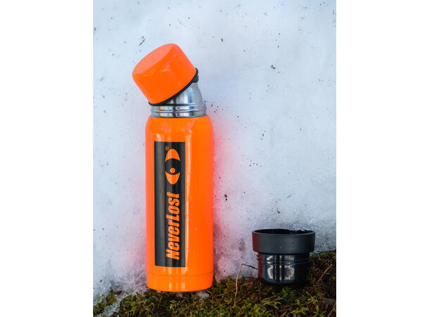 NeverLost Thermos 0,5l Steel thermos in top quality. 